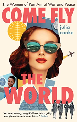 Book cover featuring a vintage-style portrait of a Pan Am stewardess.
