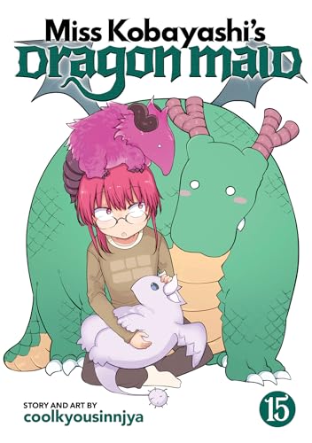 Manga cover featuring a girl with dragons, volume 15 of the series.
