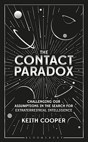 Book cover with title “The Contact Paradox” and celestial imagery.