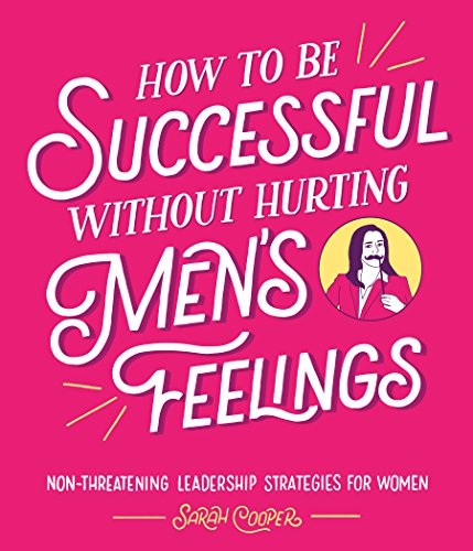 Book cover with pink background, title, and portrait of Sarah Cooper.