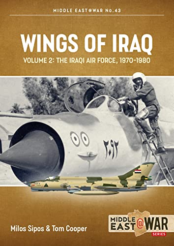 Book cover: Iraqi Air Force jet with pilot, 1970-2003.