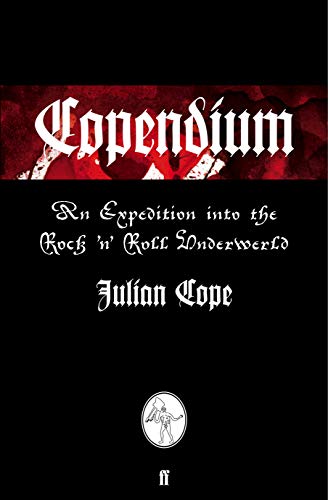 Black book cover with white gothic text: "Copendium" by Julian Cope.