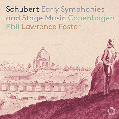 CD cover with a person overlooking a building and bridge, in muted red tones.