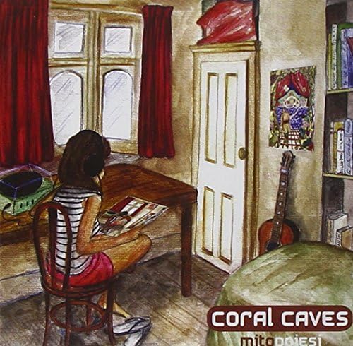 Painted scene of a person with a guitar in a room with a window.