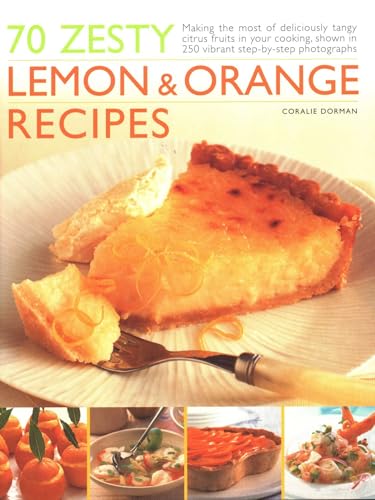 Cookbook cover featuring a lemon and orange tart with smaller food images.
