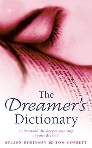 Book cover for The Dreamer’s Dictionary featuring a close-up of a closed human eye.