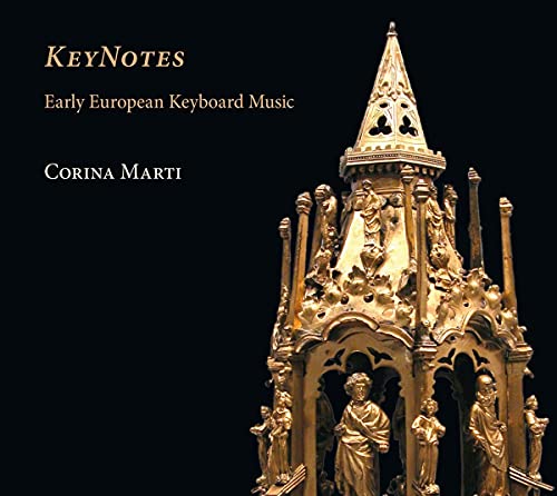 CD cover: ornate golden spire against a black background, text reads "KeyNotes.