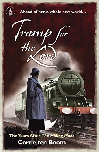 Book cover: woman with luggage watching a steam train depart.