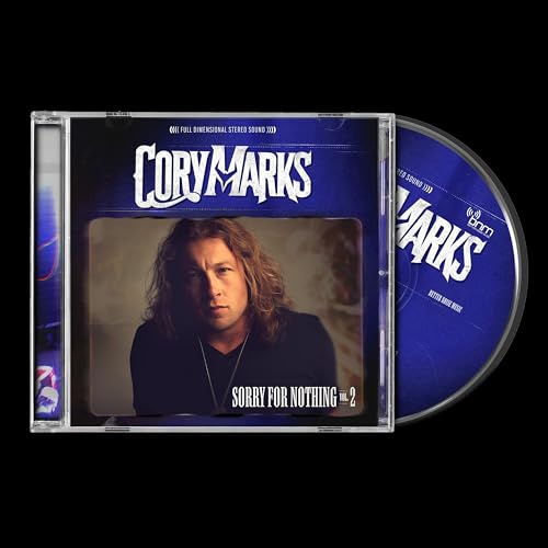 Cory Marks Sorry For Nothing Volume 2 CD album cover and disc.