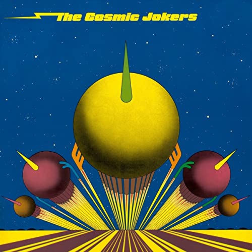 Album cover art featuring spherical shapes launching into a blue starry space background.