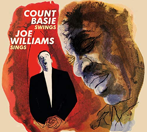 "CD cover art featuring a man singing and a close-up of a face."