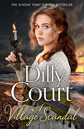 Book cover featuring a woman holding a lit candle, stormy sky backdrop.