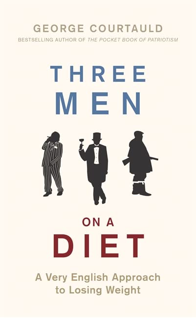 Book cover: silhouettes of three men above the title "Three Men on a Diet".