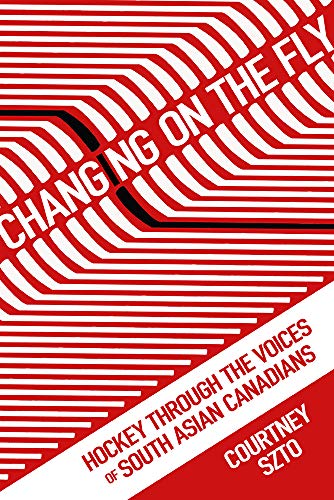 Book cover with red and white lines, title “Changing on the Fly.”