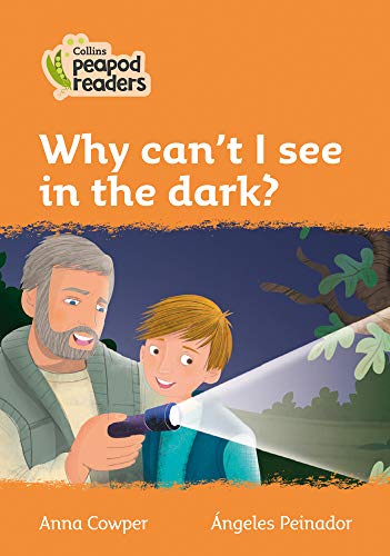 Book cover: grandfather and grandson with a flashlight in the dark.