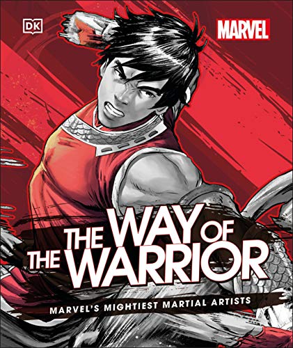 Book cover featuring Shang-Chi in a dynamic fighting pose, red background.