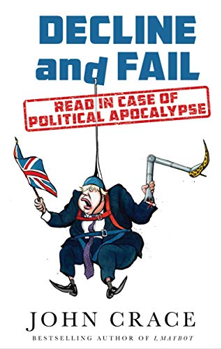 Book cover: cartoon of a figure resembling Boris Johnson with Union Jack.