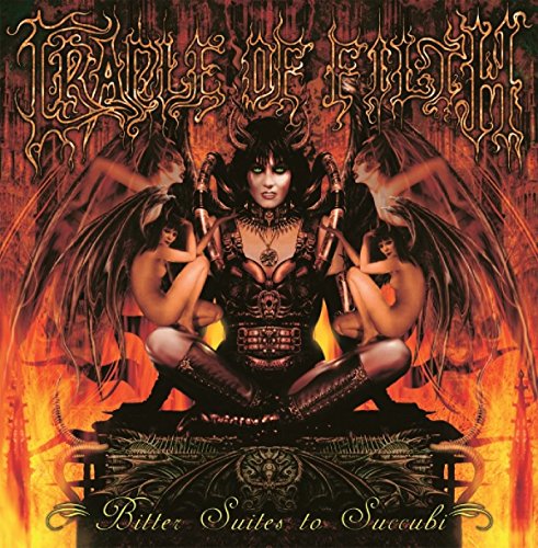 Cradle of Filth album cover: winged figures and a central woman in flames.