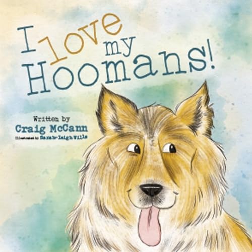 Book cover featuring an illustrated golden dog with its tongue out.
