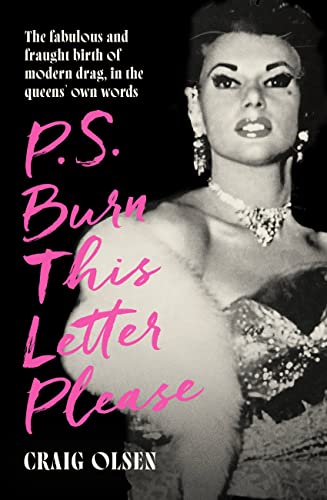 Book cover featuring a glamorous, vintage portrait of a drag queen.