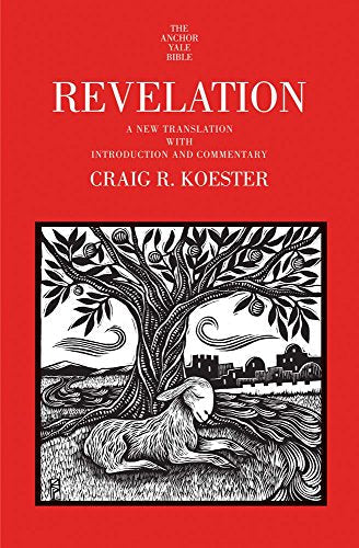 Red book cover with white illustration of a tree and lamb.
