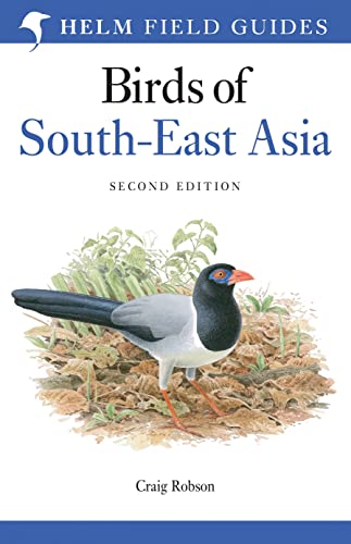 Book cover: "Birds of South-East Asia" with painted bird illustration.