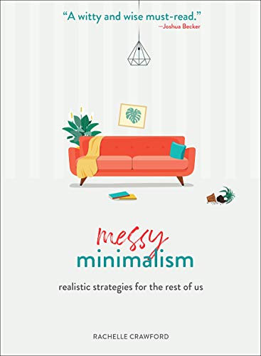 Book cover with illustration of a coral sofa and house plants.