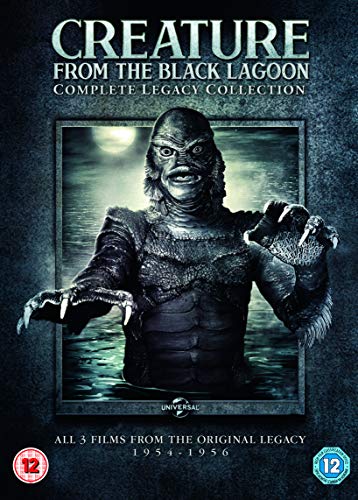 DVD cover for "Creature From the Black Lagoon" featuring the monster.