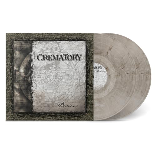 Crematory "Believe" vinyl 2LP with textured cover and marbled record.