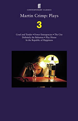 Book cover: Martin Crimp plays, featuring a woman at a table with drinks.