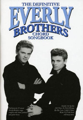 Cover of "The Definitive Everly Brothers Chord Songbook" featuring the duo.