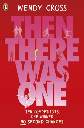 Book cover: "Then There Was One" by Wendy Cross, red background, silhouetted figures.