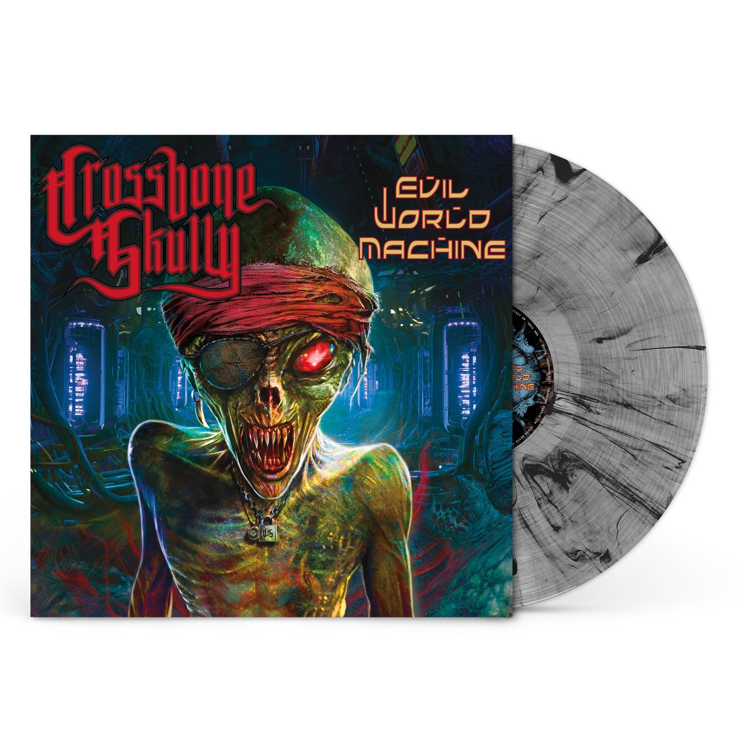 Vinyl record cover featuring a monstrous, green-skinned figure with red eyes.