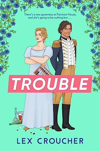 Book cover illustration of a woman and a man in Regency-era clothing.
