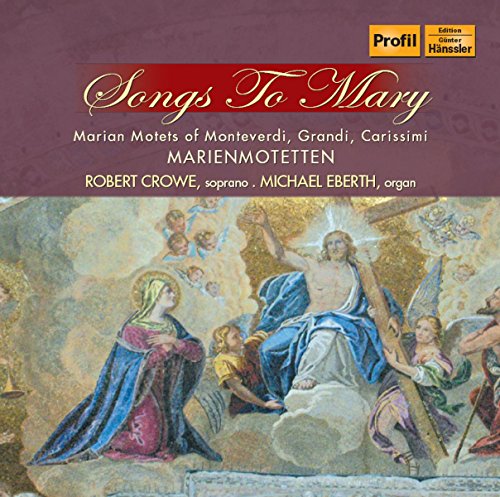 CD cover for "Songs To Mary" featuring religious artwork of the Virgin Mary.