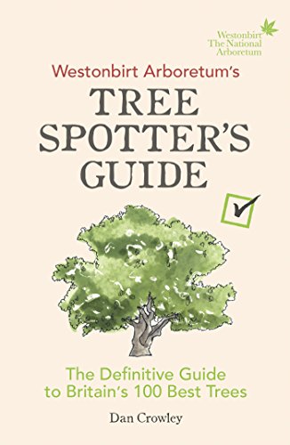 Book cover: “Westonbirt Arboretum’s Tree Spotter’s Guide” with a painted tree.