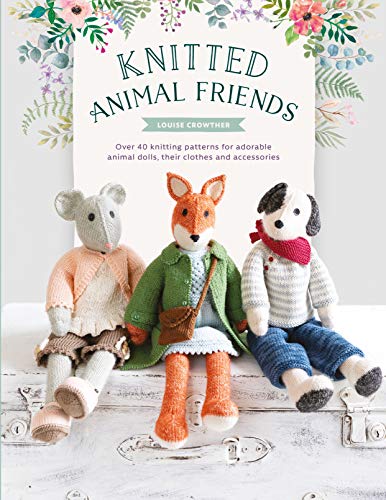Book cover featuring three knitted animal dolls: a mouse, a fox, and a dog.