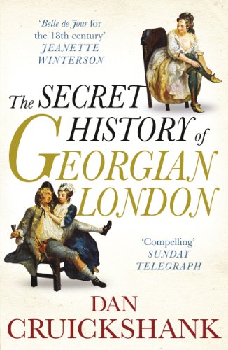 Book cover depicting 18th-century figures, titled "The Secret History of Georgian London.