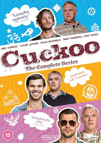 Cuckoo" DVD cover featuring portraits of the show’s main cast members.