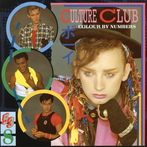 Culture Club “Colour By Numbers” CD cover featuring Boy George and bandmates.