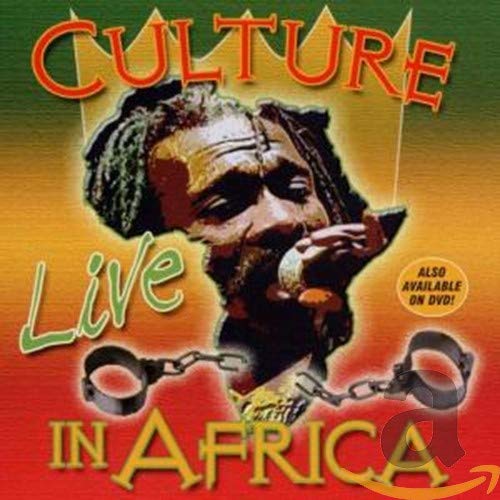 CD cover for Culture’s “Live From Africa” featuring a man with dreadlocks.