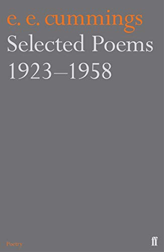 Book cover of Selected Poems 1923-1958 by e. e. cummings on a grey background.
