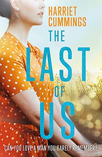 Book cover: woman in orange dress, title “The Last of Us”.