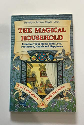 Book cover: "The Magical Household" with illustrated window scene.