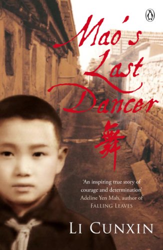Book cover showing a young boy against a sepia-toned village street background.