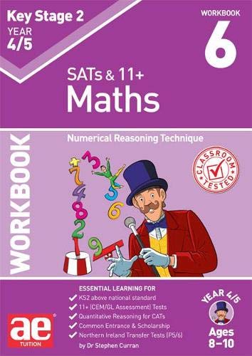 Workbook with numerical problems and exercises for 9-11 year old students, colour illustrations.