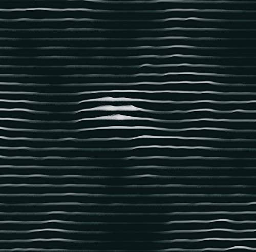Abstract dark gray wavy lines with a bright center highlight.