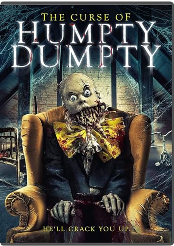 DVD cover for "The Curse of Humpty Dumpty" featuring a monstrous figure.