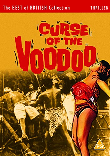 DVD cover for "Curse Of The Voodoo" featuring a woman and tribal scene.