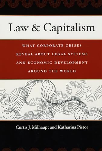 Book cover: “Law & Capitalism” by Milhaupt and Pistor, with abstract design.
